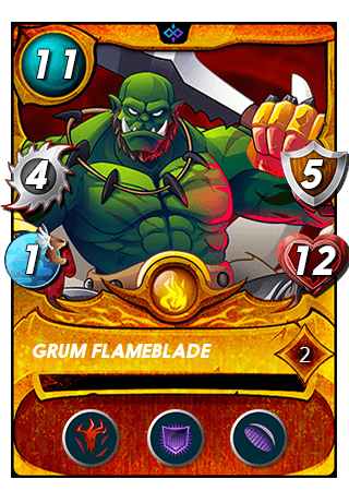 Grum Flameblade